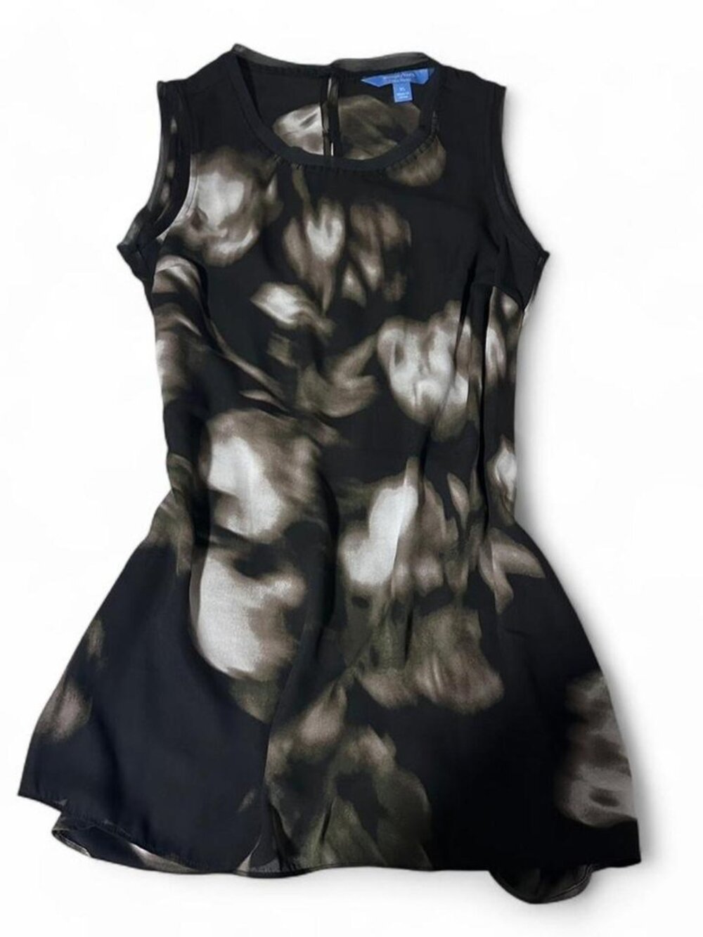 Simply Vera Vera Wang black and blurred floral dress Size XS #floral #party